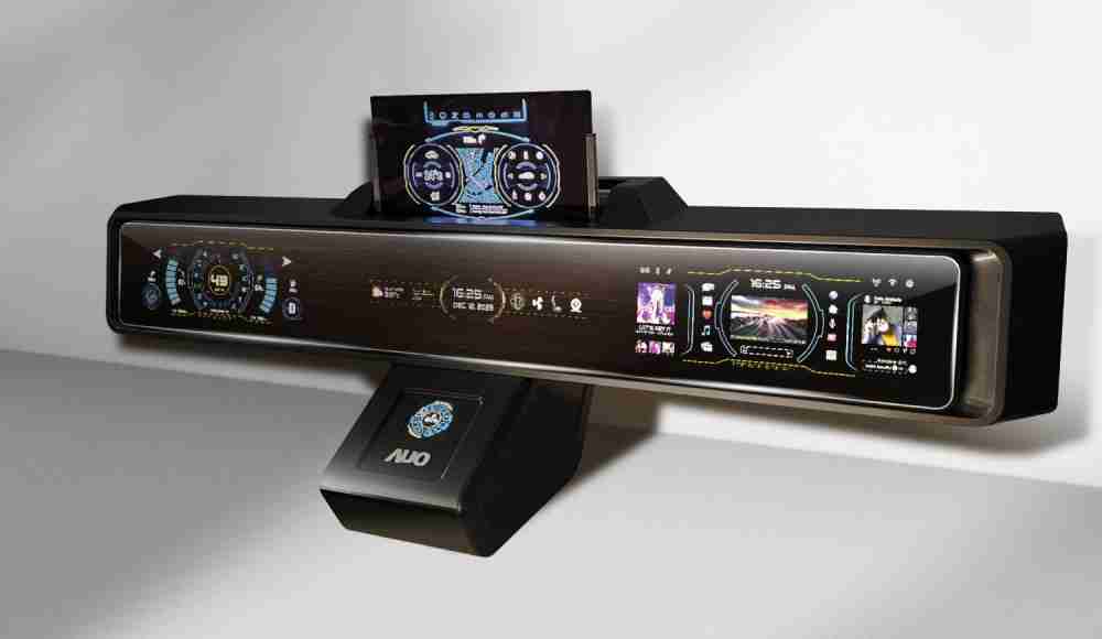 JDB电子Micro LED沉浸式车舱显示方案结合 可卷式、、可伸缩的Micro LED应用并可呈现不同的质感纹路，，展现人性化设计